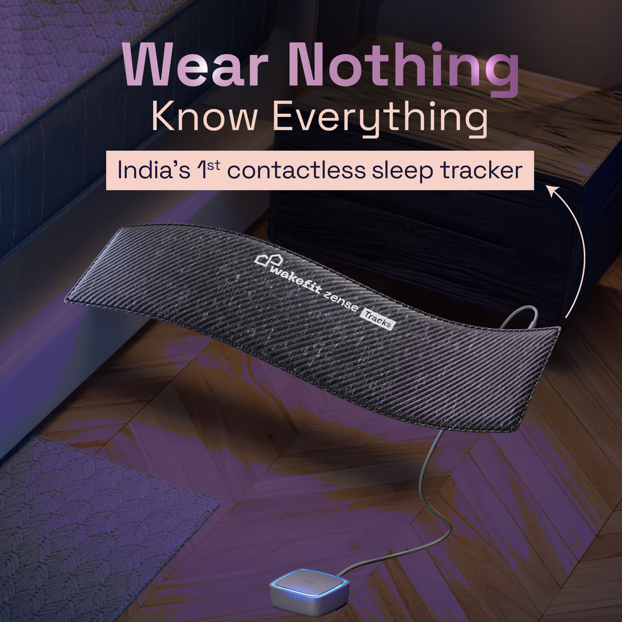 Rest On Sleep Tracker 最高の睡眠を実現　新品 楽天市場】スマート睡眠トラッカーRestOn Z400T Powered by